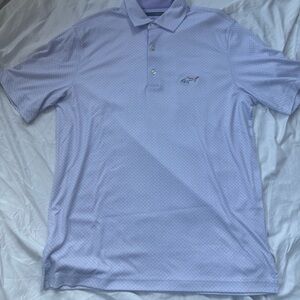 Greg Norman Medium Men's Light Blue Polo Shirt